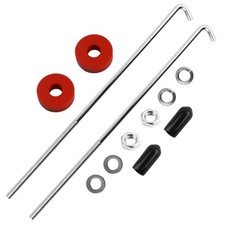 Universal Battery Hold Down Kit with J Hook,10 Inch Car Battery Holder Bracket