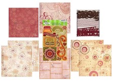 Flair SINCERELY YOURS 12x12 papers STICKERS die-cut paper ribbons