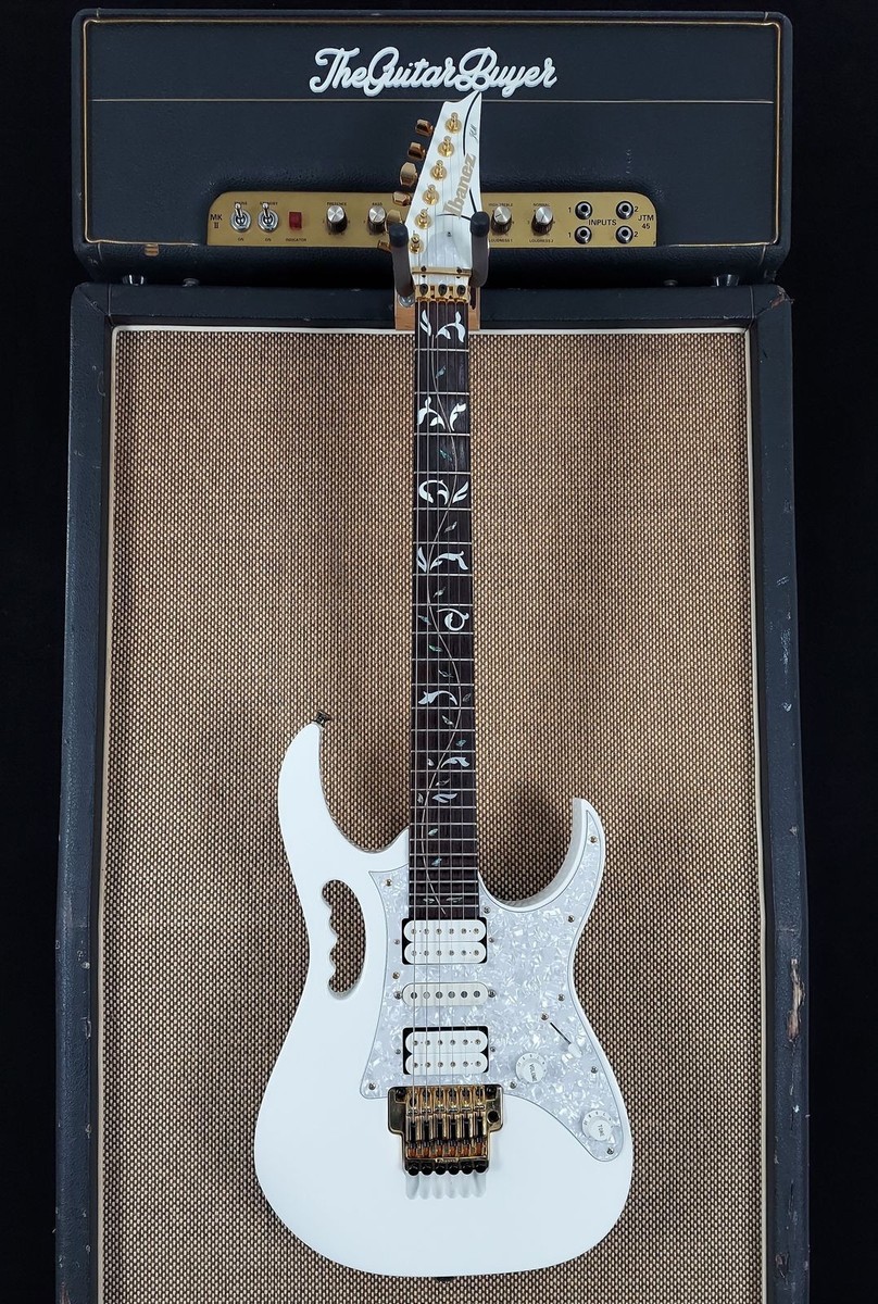 2005 Ibanez JEM7V-WH Japan Iconic Look Tree Of Life Inlay No Fret