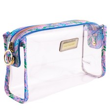 Clear Zipper Pouch, Cute Pencil Case for Adults, Travel Toiletry Bag, Small P...