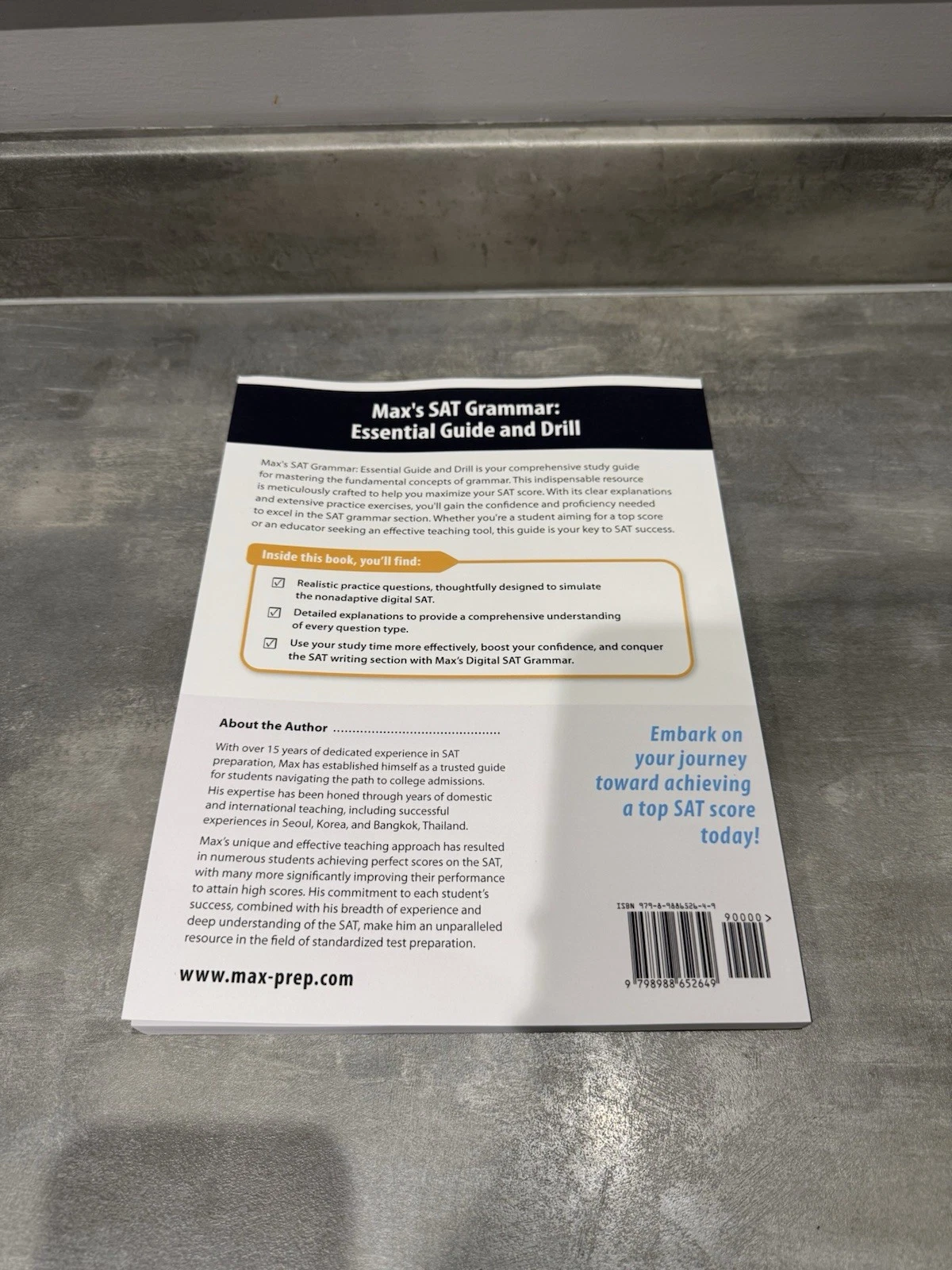 Max's Kim Max's Digital SAT Grammar Essential Guide and Drill Second Edition 4