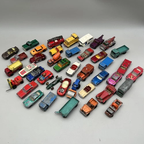 Job Lot Vintage Diecast Cars Truck Bundle Mixed Brands Matchbox Corgi +Others #3