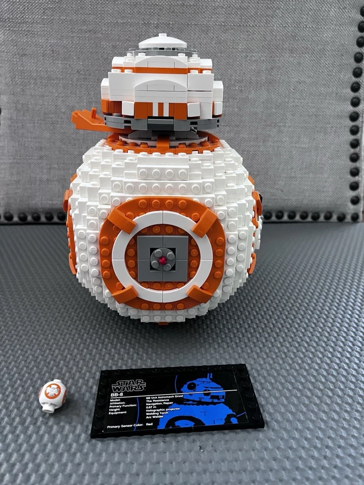 LEGO Star Wars 75187 BB-8 sin caja/manual, retirado, 99% completo*LEER DESCRIPCIÓN* Foto 4 de 4