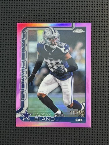 2025 Topps Chrome DaRon Bland #82 Pink Refractor /250 Cowboys🤠 **check Descip*