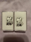 Lot of 2 – Pan Silver Ghost Cowgirl 10g .999 Fine Silver Fractional Bullion