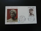 FDC France 1982 art greek sculpture archaeology Slania stamp (2)