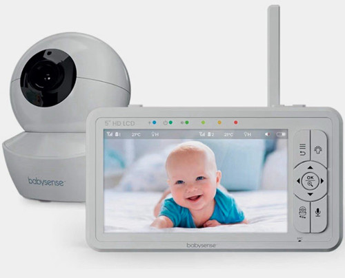 BabySense Baby Monitor 5.0in Digital Display Radio Transmission ABM570