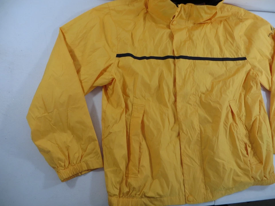Куртка ветровка мужская Nautica на молнии желтая темно-синяя размер XXL - Изображение 3 из 4