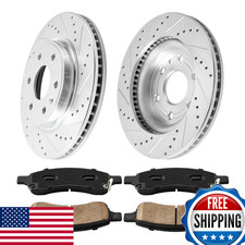 Kac Front Brake Rotors And Ceramic Brake Pads Set For Acadia 2007-2016Limited