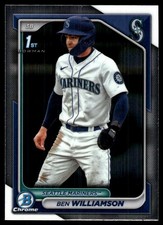 Ben Williamson 2024 Bowman #BCP-67 Mariners Insert ? SEE SCAN! FREE SHIPPING