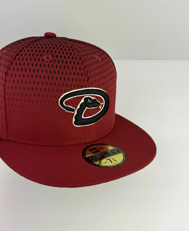 NUEVO Arizona Diamondbacks New Era 59Fifty Auténtico Colección Sombrero Para Hombre Talla 7 3/8 Foto 3 de 4