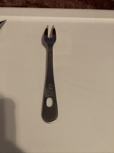 GABELN FLEISCH SERVIERGURKE 3 STÜCK JAPAN & ÖSTERREICH EDELSTAHL - Bild 5 von 9