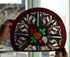 Vitrail ancien verre vitraux église