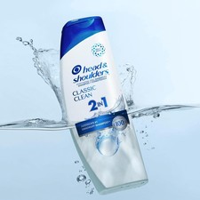 Head & Shoulders Anti-Dandruff Shampoo and Conditioner, Classic Clean 2-In-1, 1%