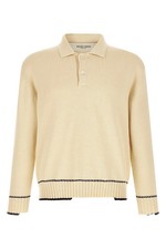 GOLDEN GOOSE Rindley Ivory Polo Shirt New & Authentic