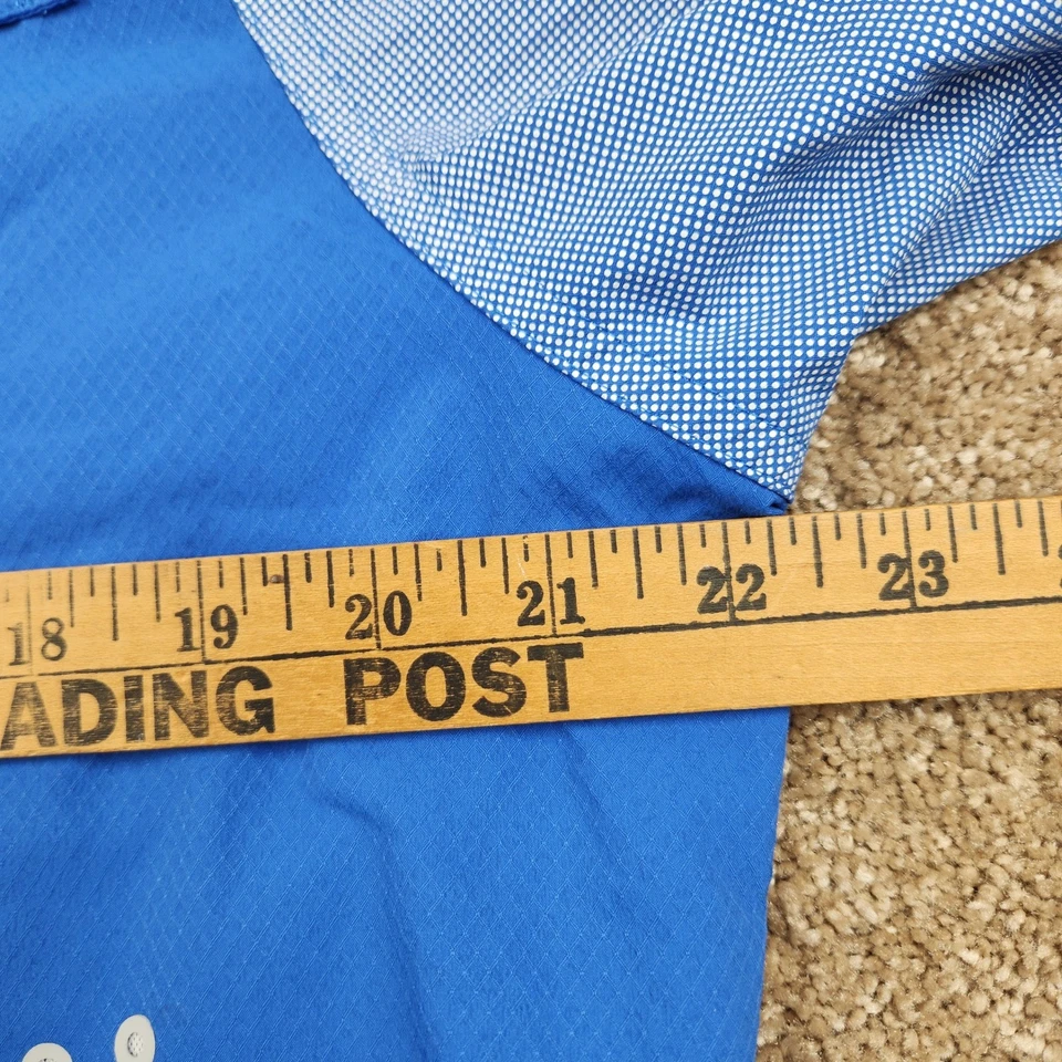 Camisa Columbia Para Hombre Omni Freeze Zero Manga Larga Azul M Sudor Activado Enfriamiento Foto 4 de 4