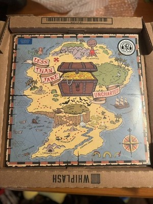Less than Jake ''Uncharted'' Limited Edition SeaBlue Pinwheel Bone Splatter /500