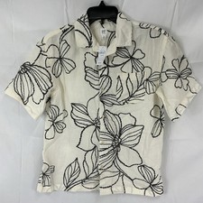 NWT Gap Kids XL Button Down Shirt Short Sleeve Print Boys