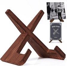 Wooden Now Playing Vinyl Record Stand, Single Wood Vinyl Record Display