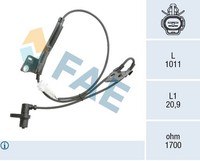 Abs Sensor Raddrehzahl Fae 78561 FüR Toyota Corolla Verso NDE120_ NDE120R Vvt