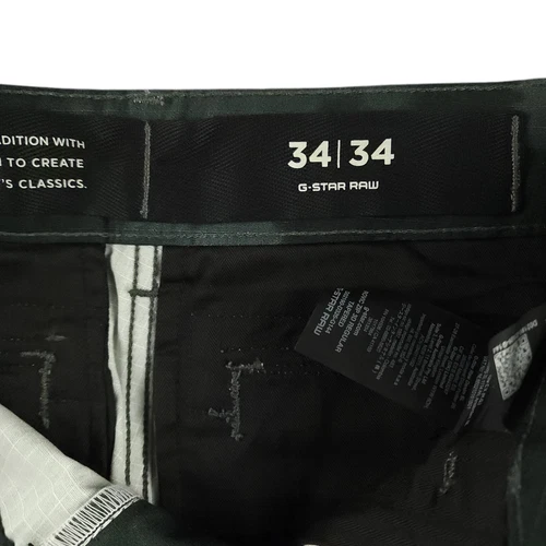 G Star Raw Pants 34x34 Mens Rovic 3D Regular Tapered Cargo Camo Hammer Ripstop - Picture 5 of 15