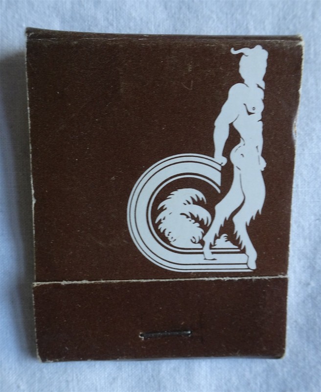 Vintage Matchbook, The Club Baths, Gay Bathhouse, New York City, LGBTQ Interest