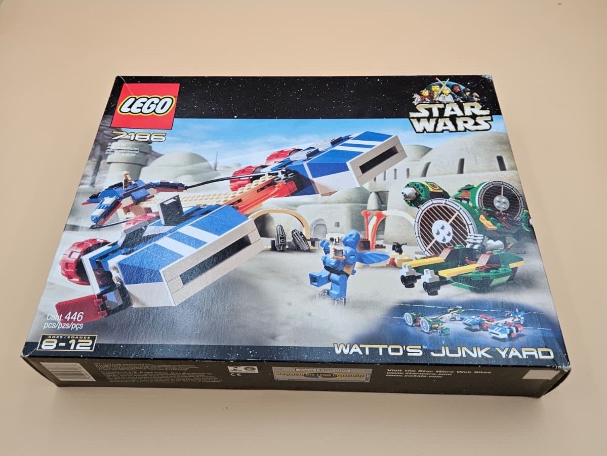 LEGO Star Wars 7186 Watto’s Junkyard NEW SEALED NISB Vintage Episode I