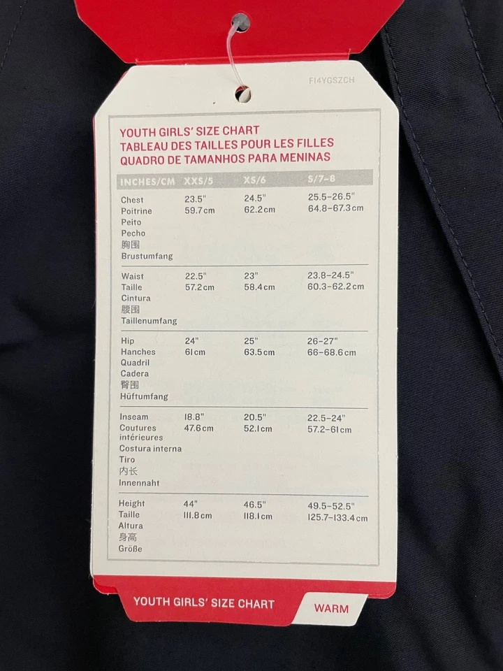 Pantalón de nieve aislado North Face Girl Freedom DryVent HeatSeeker - negro - XL (18) Foto 3 de 4