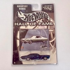 2002 Hot Wheels Hall of Fame Greatest Rides '70 RIVIERA Black-Blue w/Real Riders