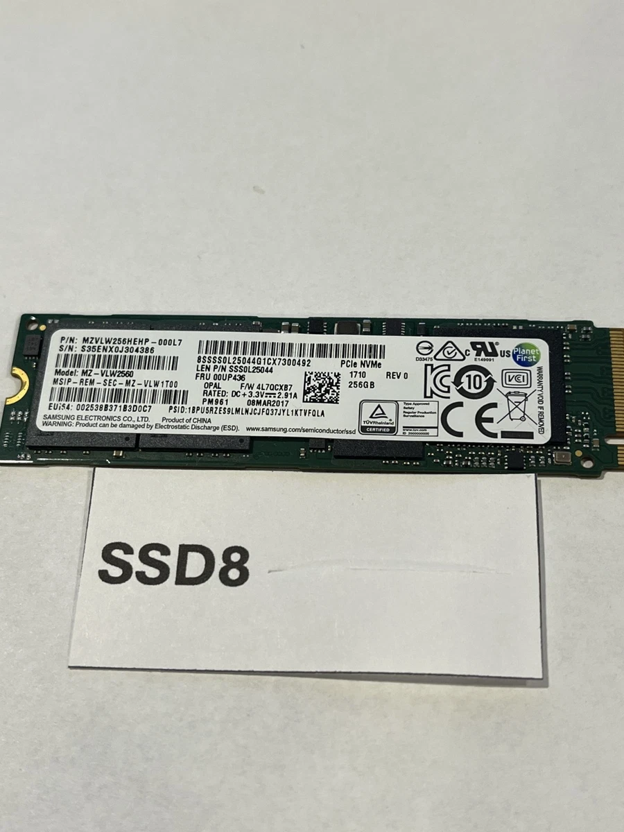 Samsung M.2 Interface 256 GB Solid State Drives for sale | eBay