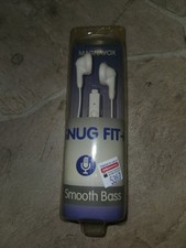 Magnavox Snug Fit Plus All White In Ear Headphones