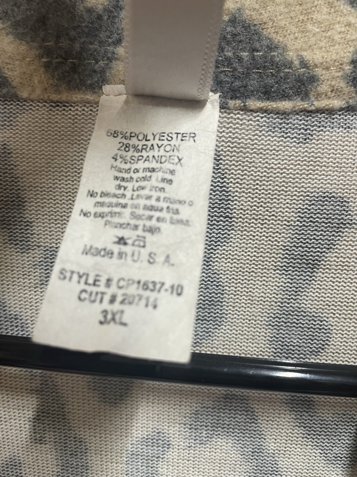 Crepas Animal Print Leopard Open With Pockets Lon… - image 3