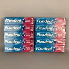 10 Pack Fixodent Complete Original Denture Adhesive Cream✨2.4 oz