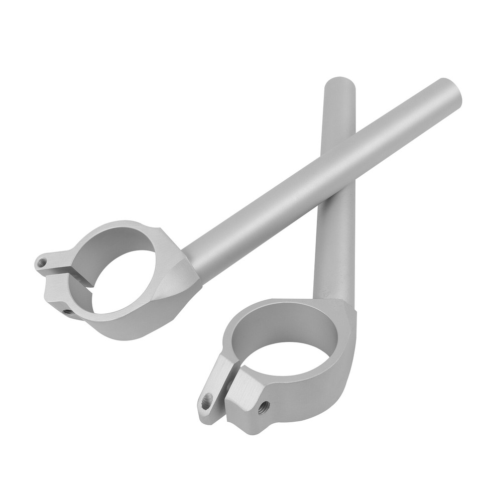 Silver Handle Bars Handlebars Clip On For Yamaha YZF R6 YZF-R6 2006 ...