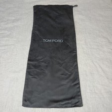 Tom Ford Dust Bag Grey Faux Suede Protective Cover Big Drawstring 12 x 30 Large