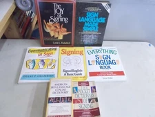 7 SIGN LANGUAGE CONCISE DICTIONARY ENGLISH MADE SIMPLE JOY SIGNING POCKET 