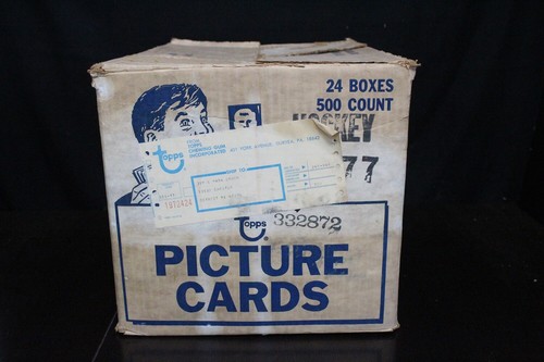 1977 Topps Hockey Verkauf leere Visitenkarte Vitrine #911 - Bild 4 von 6