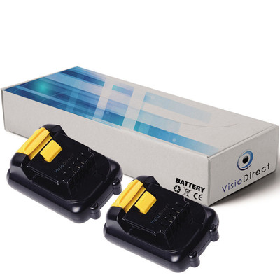 Batterie 10,8V 1500mAh Compatible Dewalt DCF610 - Marque Visiodirect, Garantie 1 An