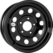 15x6 Trailer Wheel 5 Lug On 5 Bolt Pattern Black Mod Vesper Trailer Rim