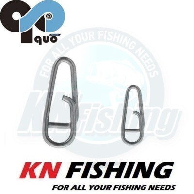 QUO JACK LINK Fast Snaps For Lures Spinning Eging Jigging 10pcs 6lb - 30lb