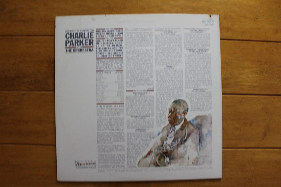 CHARLIE PARKER "ONE NIGHT WASHINGTON" LP 12" RECORD 1982 ELEKRA JAZZ [46] - Image 2 of 4