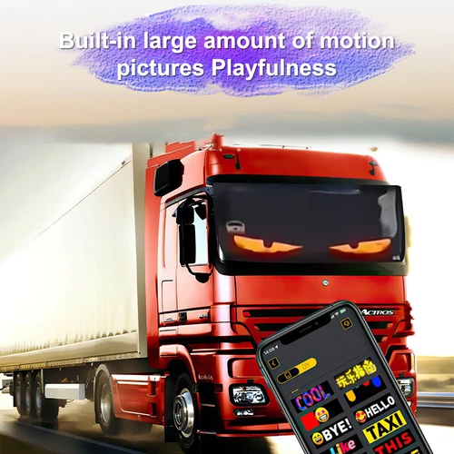 Truck-Specific Devil's Eye LED-Screen Car Eye Light Truck Dynamic LED Light US - Picture 8 of 21