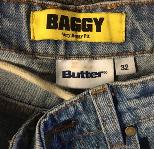 Butter Goods Faded Baggy Jeans 33 Grunge Skate Silvertab Polar Big Boy Y2K Jnco - Bild 12 von 16