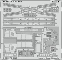 MW22 Eduard 491511 F-14D 1/48 Pe Set For Great Wall Hobby