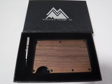 Mountain Voyage Minimalist Wallet for Men  Women w/ Money Clip RFID Blocking