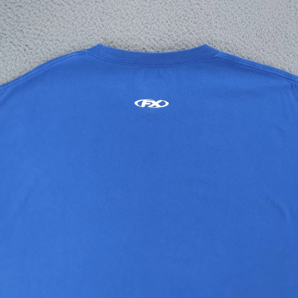 Футболка мужская Yahama Racing Flare XXL синяя заводская Effex FX футболка для взрослых - Изображение 4 из 4