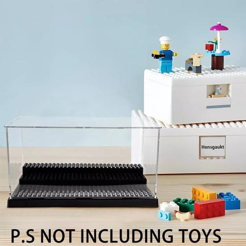 Vetrina per figurine scatola adatta per minifigure Lego serie nera - Foto 2 di 8