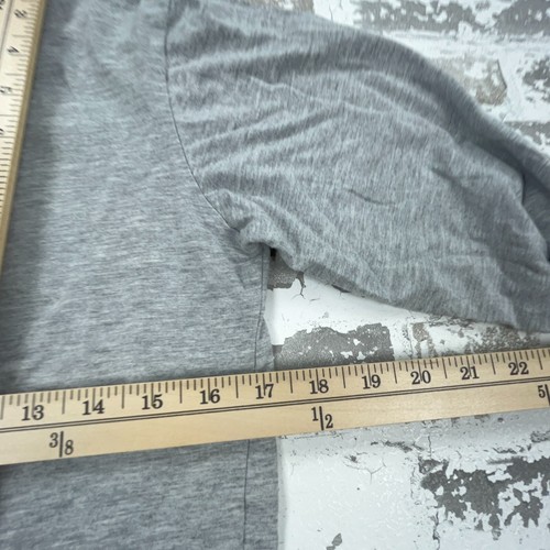 Champion Shirt Boys XL Gray Blue Tee Hoodie Spell Out Thin Lightweight Youth Kid - Picture 8 of 9
