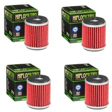FITS YAMAHA YZ250F YZF250 YZF 450 03-08 HF141 OIL FILTERS x4