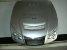 Sony Discman CD Player ESP2 Digital Mega Bass D-E200 Portable Silver TESTED